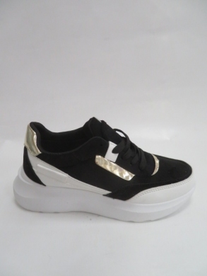 Sneakersy damskie niskie (36-41) LS607 BLACK