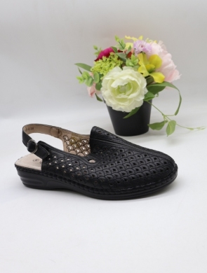 Sandały damskie na płaskim (36-42) A7765-6 BLACK