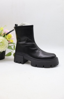 Botki damskie na płaskim (36-41) AM7566 BLACK