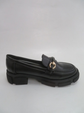 Mokasyny damskie na koturnie (36-41) 8882 BLACK