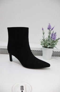 Botki damskie na szpilce (36-41) BM266 BLACK