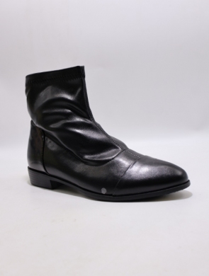 Botki damskie na płaskim (36-41) N663 BLACK