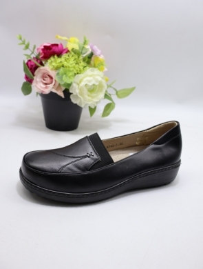 Półbuty damskie na płaskim (36-42) 8342-1 BLACK