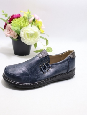 Półbuty damskie na płaskim (36-42) 22T44-10 NAVY