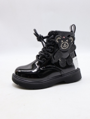 Botki dziewczęce ocieplane (20-25) 9915A BLACK