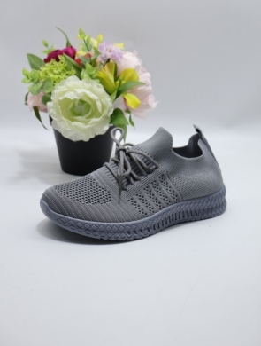 Buty sportowe damskie na płaskim (36-41) W065 GREY
