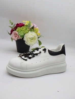 Buty sportowe damskie na płaskim (36-41) EV388 WH/BL