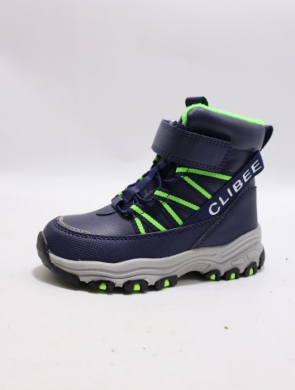 Botki chłopięce ocieplane (26-31) HB360 BLU/GREEN