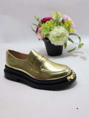 Mokasyny damskie na płaskim (37-41) LQ95 GOLD