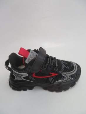 Buty sportowe dziewczęce (26-31) L210A BLACK/RED