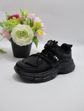 Buty sportowe dziewczęce (34-39) EC378-1 BLACK