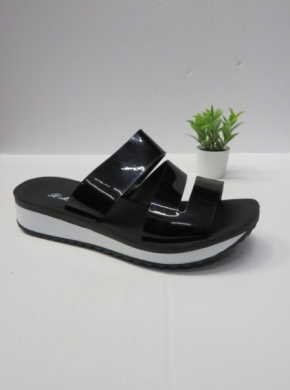 Klapki damskie na koturnie (36-41) 888-3 BLACK