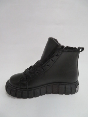 Sneakersy damskie ocieplane niskie (37-41) H30 BLACK