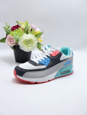 Buty sportowe damskie na płaskim (36-41) D800-BL GREEN/GREY