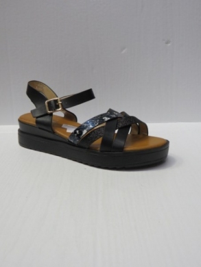 Sandały damskie na płaskim (36-41) B-9055 BLACK