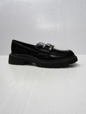 Mokasyny damskie na płaskim (36-41) 9282 BLACK
