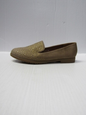 Mokasyny damskie na płaskim (36-41) B5007 KHAKI