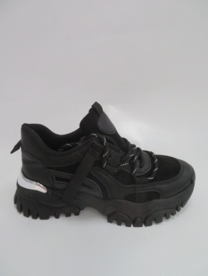 Sneakersy damskie niskie (36-41) F050 BLACK