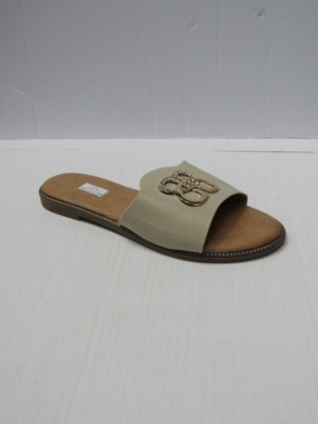 Klapki damskie na płaskim (36-41) 98-138 BEIGE