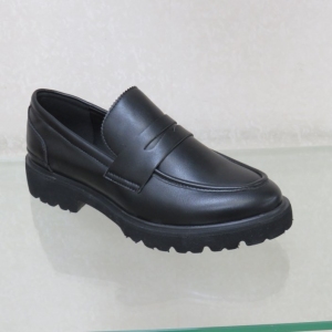 Mokasyny damskie na płaskim (36-41) C21-39116 BLACK