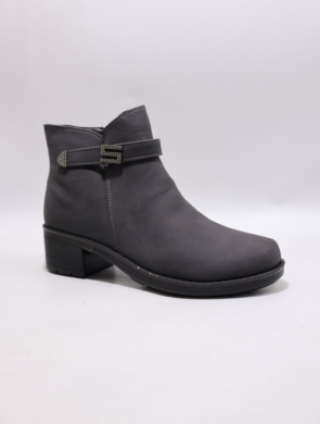 Botki damskie ocieplane na obcasie (36-41) 22T16-3 GREY