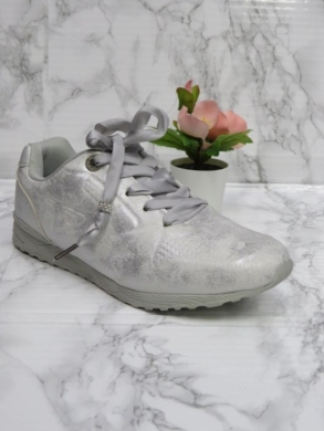 Buty sportowe damskie na płaskim (36-41) LXC7520 SILVER