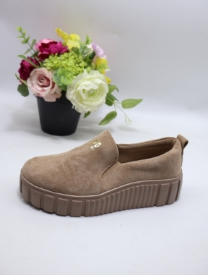 Mokasyny damskie na płaskim (36-41) 6639 KHAKI