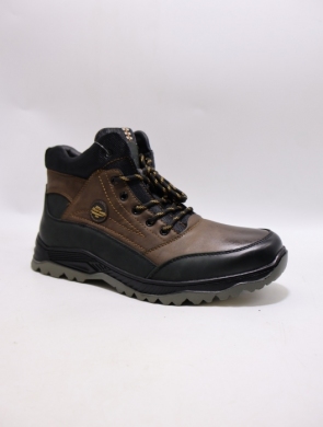 Trapery męskie ocieplane nadwymiary (46-49) M8125 BROWN