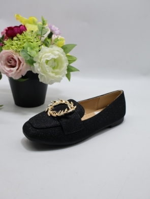 Mokasyny damskie na płaskim (36-41) GO-221 BLACK