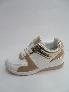Sneakersy damskie niskie (36-41) AB883 WH/BEIGE
