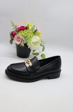 Mokasyny damskie na płaskim (36-41) L70-1 BLACK