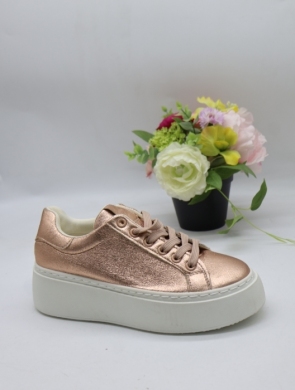 Buty sportowe damskie na płaskim (36-41) C-092 GOLD
