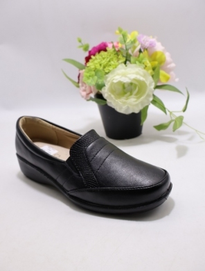 Półbuty damskie na płaskim (36-42) C02 BLACK