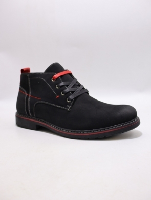 Botki męskie ocieplane (41-46) 9-921 BLACK
