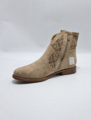 Botki damskie na płaskim (36-41) H192 KHAKI