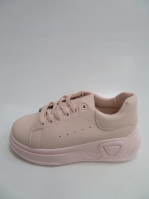 Buty sportowe damskie na koturnie (36-41) LA158 PINK