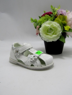 Sandały dziewczęce (26-31) AB338 WHITE