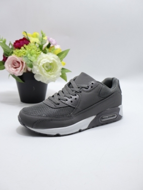 Buty sportowe damskie na płaskim (36-41) D8104-BL DGREY