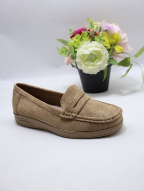Mokasyny damskie na płaskim (36-41) 3288 KHAKI