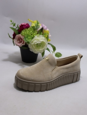 Mokasyny damskie na płaskim (36-41) 6639 BEIGE