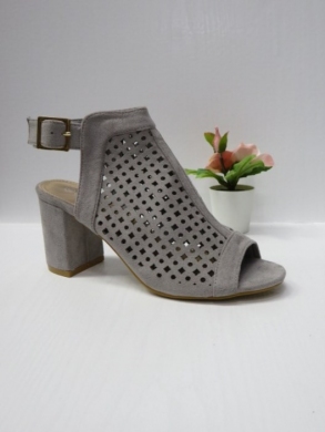 Sandały damskie na obcasie (36-41) LE-510 GREY