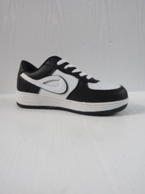 Buty sportowe młodzieżowe (36-41) DN91-31W BLACK/WHITE