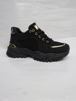 Buty sportowe damskie na płaskim (36-41) 205206 BLACK