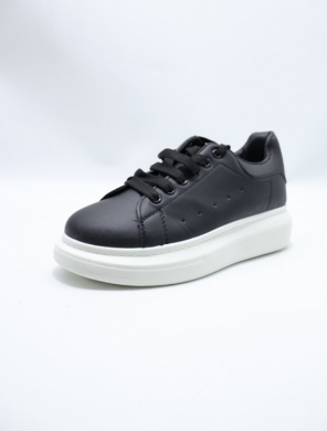 Buty sportowe damskie na płaskim (36-41) 111 BLACK