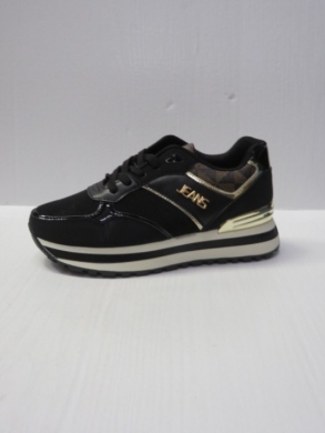 Buty sportowe damskie na płaskim (36-41) 0-121 BLACK/GOLD