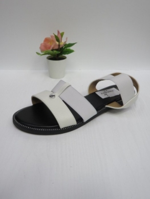 Sandały damskie na płaskim (36-41) 0-953 WHITE