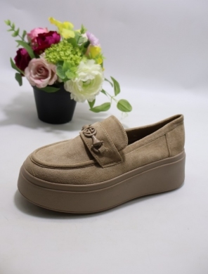 Mokasyny damskie na płaskim (36-41) XDS-23120-2 KHAKI