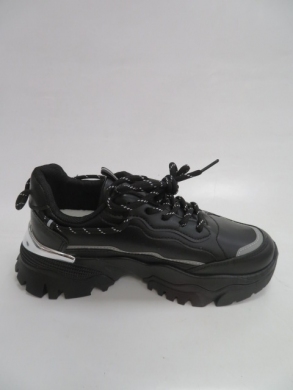 Sneakersy damskie niskie (36-41) 9933 BLACK