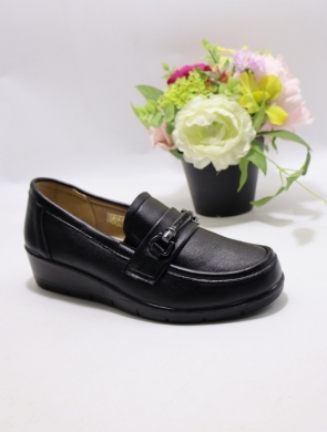 Półbuty damskie na płaskim (36-41) C-501 BLACK
