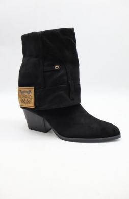 Botki damskie na obcasie (36-41) BM237 BLACK